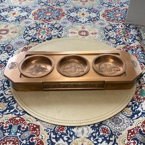 Flight bar tray tequila